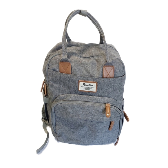 RUVALINO Diaper Bag Backpack Multifunction Travel Back Pack Baby Items Heather - Picture 3 of 11